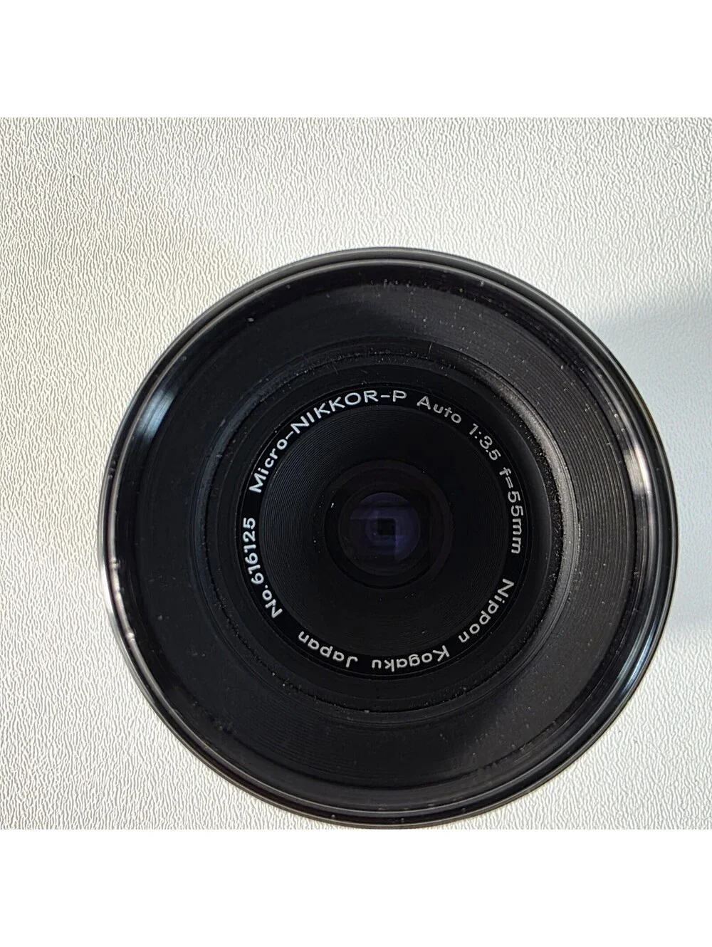 Nikon Micro-Nikkor-P Auto 55mm 1:3.5 Lens f=55mm W/Back Cap